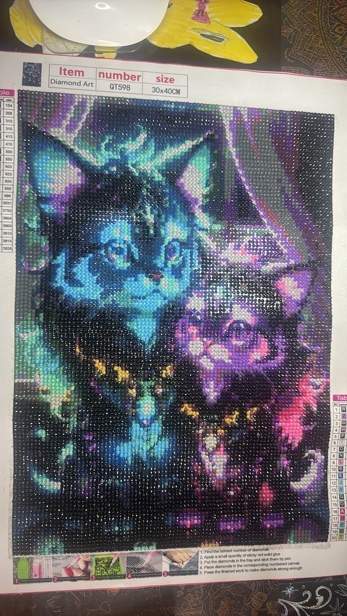ダイアモンドアート代行作成承ります ダイアモンドアート代わりに完成させます。心を込めて仕上げます イメージ3