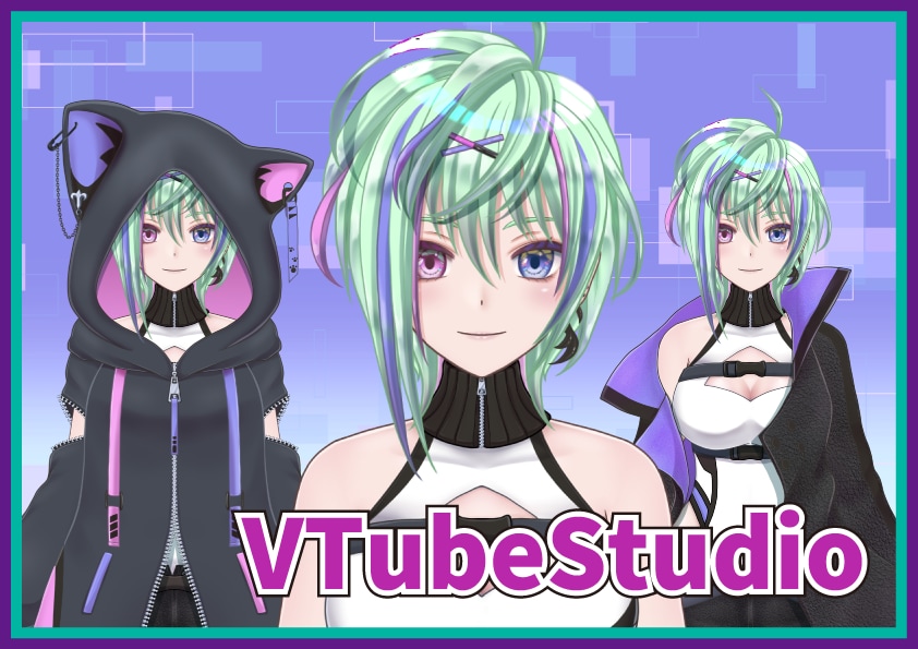Vtuberイラスト＆モデリング制作致します キャラデザ～モデリングまで対応します イメージ1