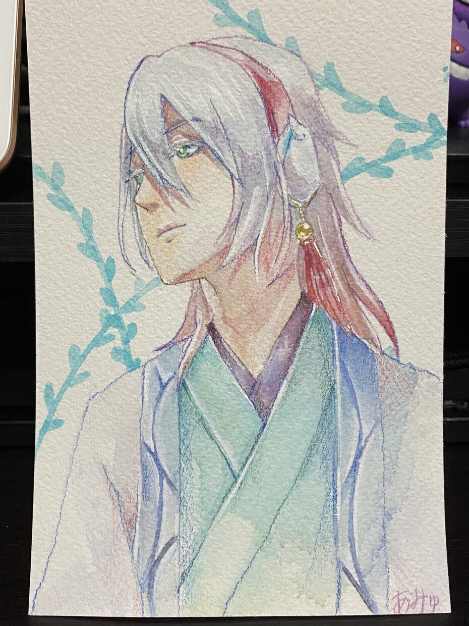 透明水彩で似顔絵、キャラクター描きます 美大生卒が描く！お誕生日やお祝いにいかがですか？ イメージ3