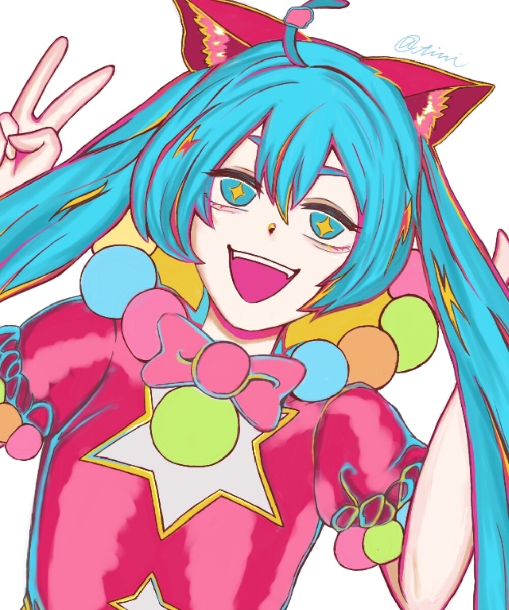 色鮮やかで目を引くイラスト描きます アイコン、夢絵、動画サムネなど幅広いイラスト受け付けてます！ イメージ1