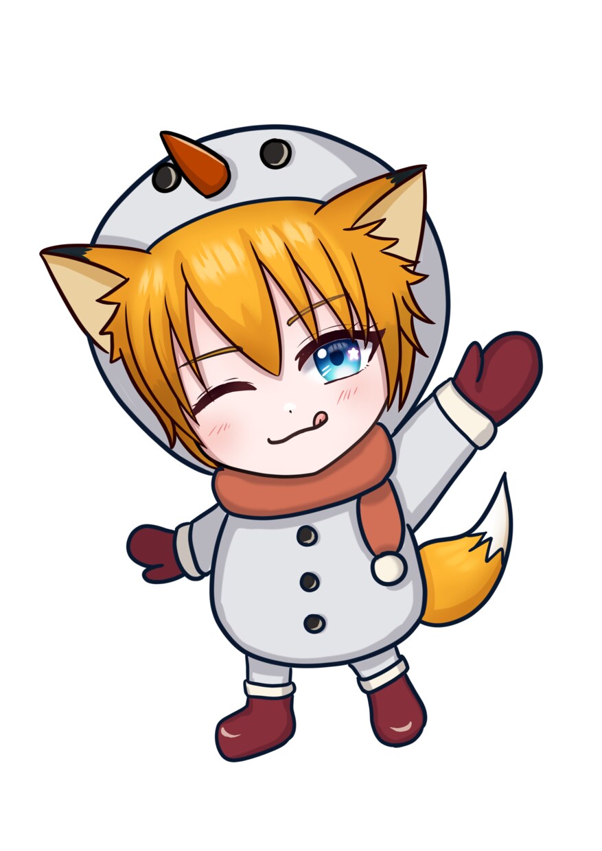 SDキャラ/デフォルメキャラ立ち絵イラスト描きます Vtuberさん、ライバーさん、SNSアイコンなど！ イメージ6