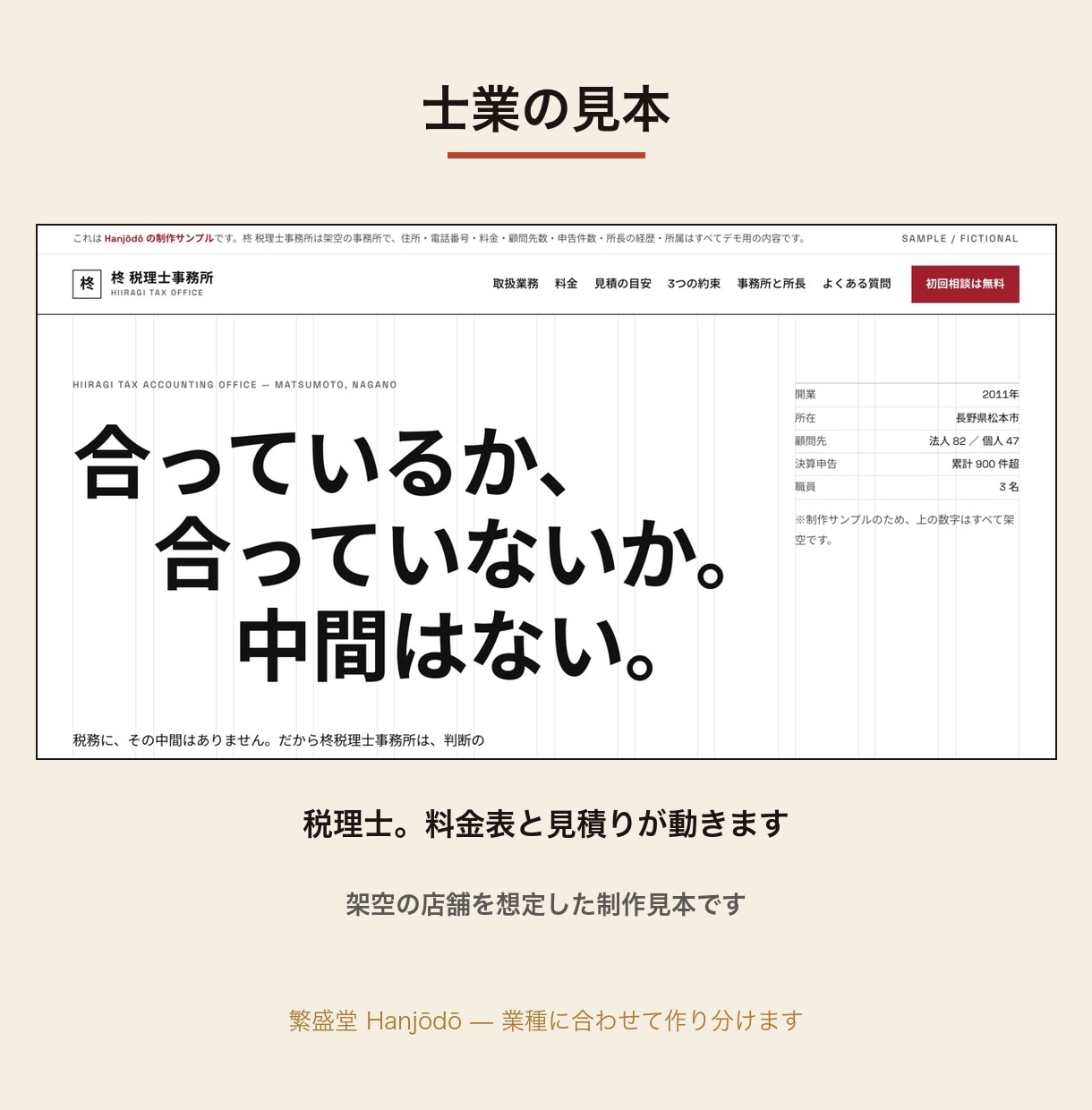 お店の1ページホームページを作ります 業種に合わせて設計｜スマホ対応｜公開まで込み イメージ5