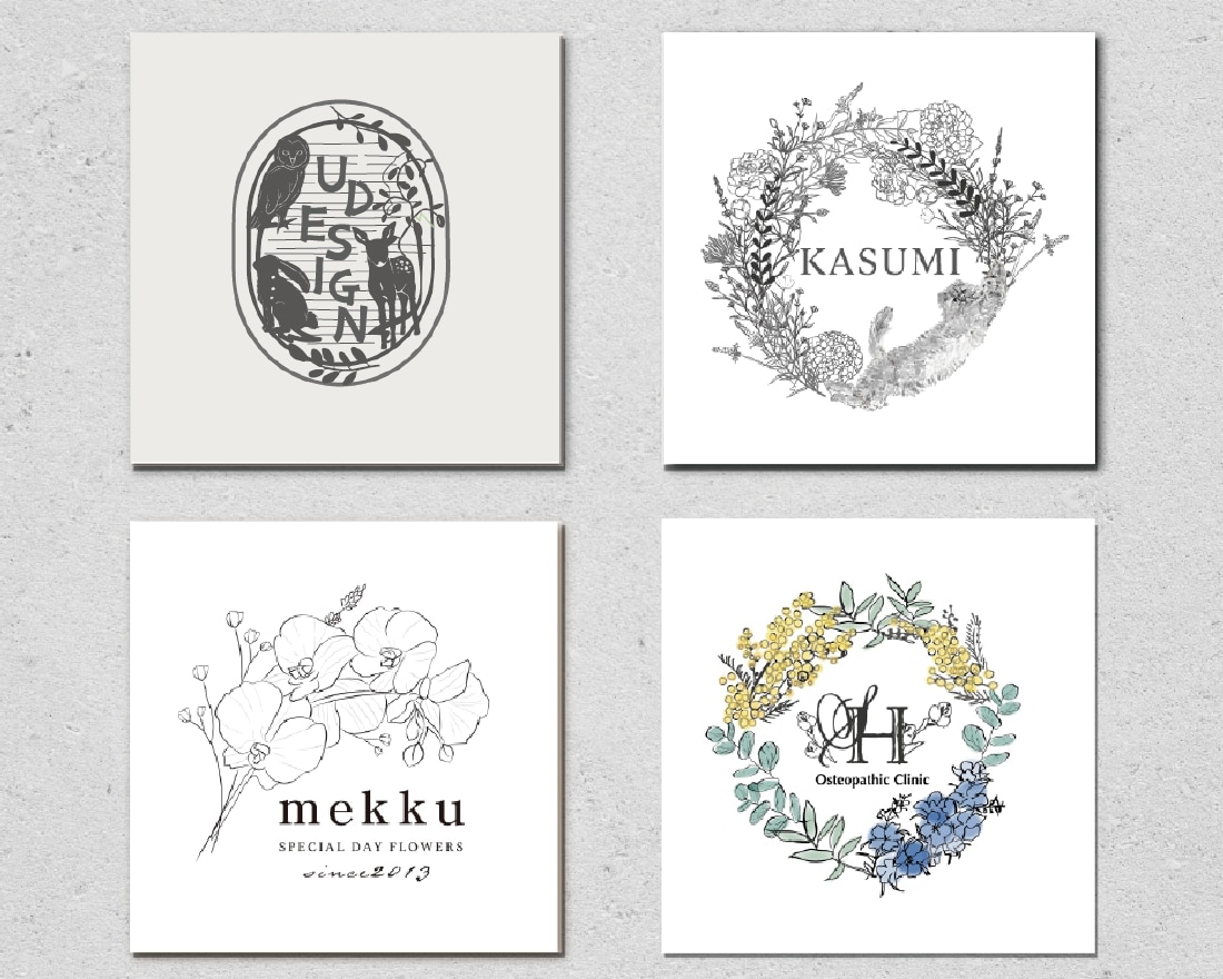 5枠限定価格トレンドラインアートロゴマーク承ります あらゆるタイプのロゴマーク承ります。親切丁寧に対応いたします イメージ1