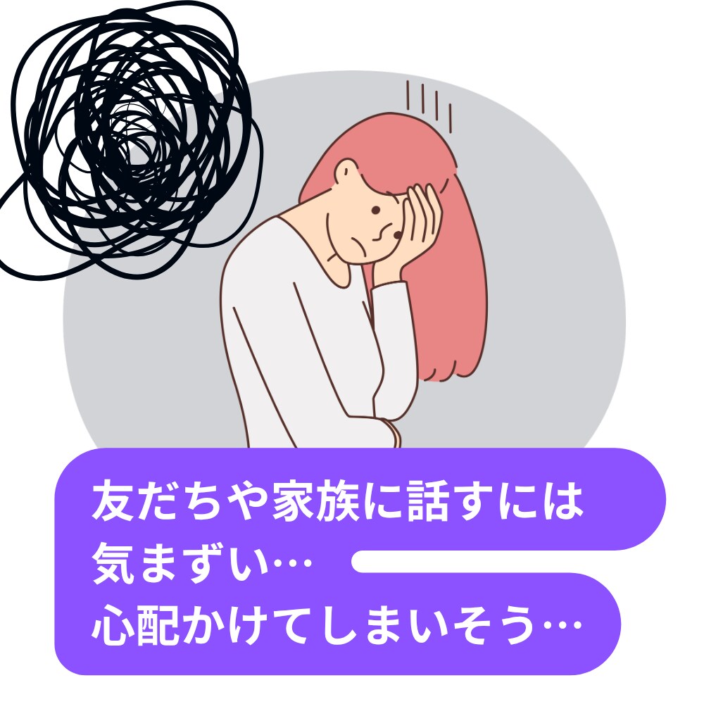 恋愛・人間関係のモヤモヤ整理します ２０分即レスじっくりチャットでモヤモヤを整理整頓！ イメージ3