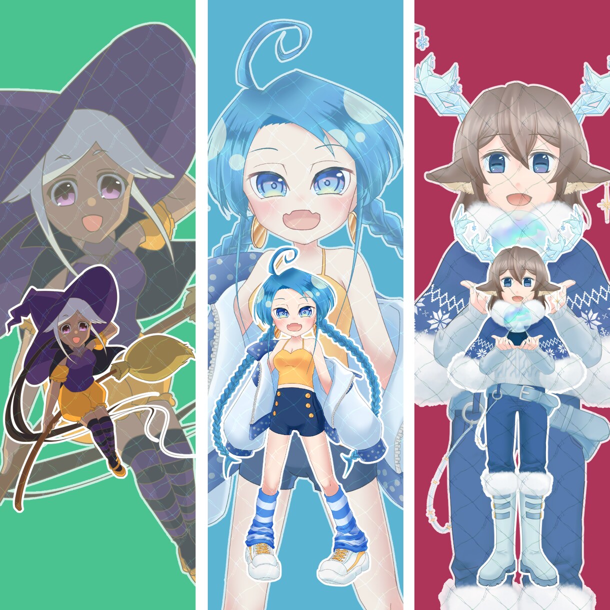 IRIAM配信用立ち絵、キャラデザから制作します リテイク無制限で理想の姿で受肉！ イメージ3