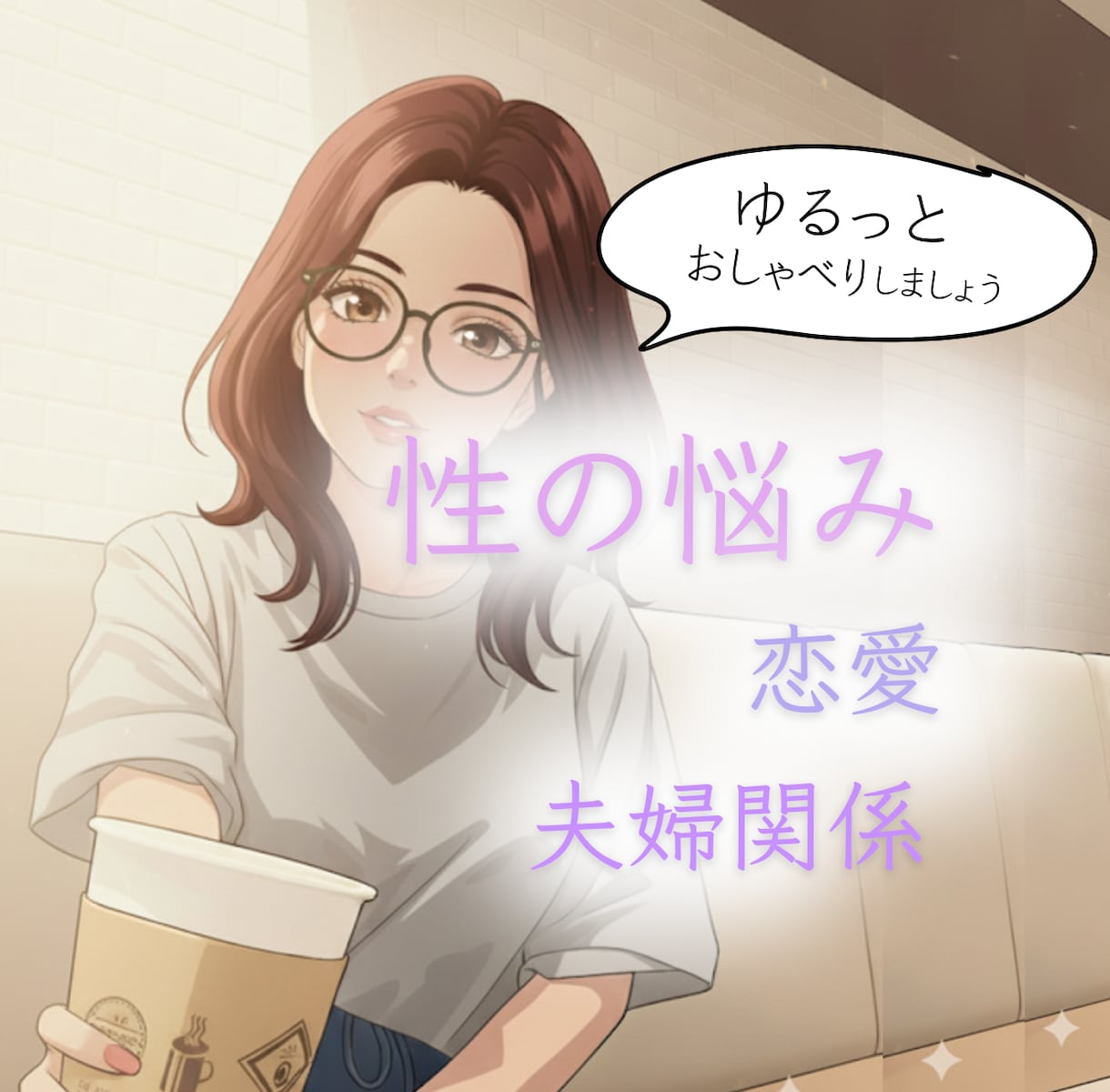 性のお悩みも受付けています ー男女OKー本業はパートナーシップ改善の仕事です。 イメージ1