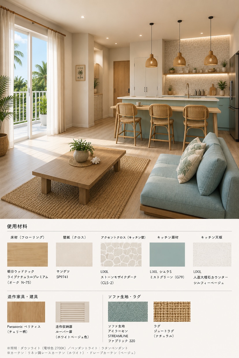 内装の色が決まらない方のためのパースを作ります 思った色と違う、、、とならないための内装、外装パース作成 イメージ2
