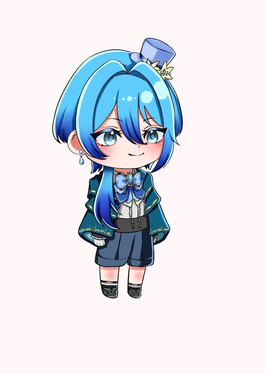 可愛い女の子からかっこいい男の子、立ち絵を描きます アイコンやVTuberの立ち絵等お気軽にご相談ください！ イメージ7
