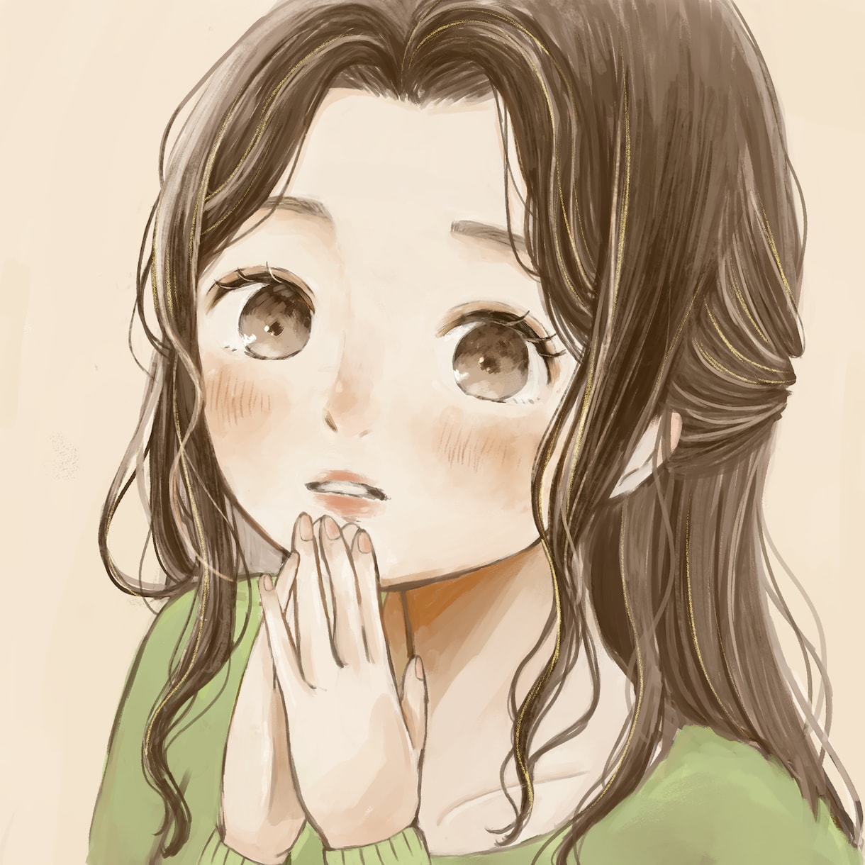 女の子のイラスト描きます ふんわりした色合い・雰囲気にこだわって仕上げます！ イメージ1
