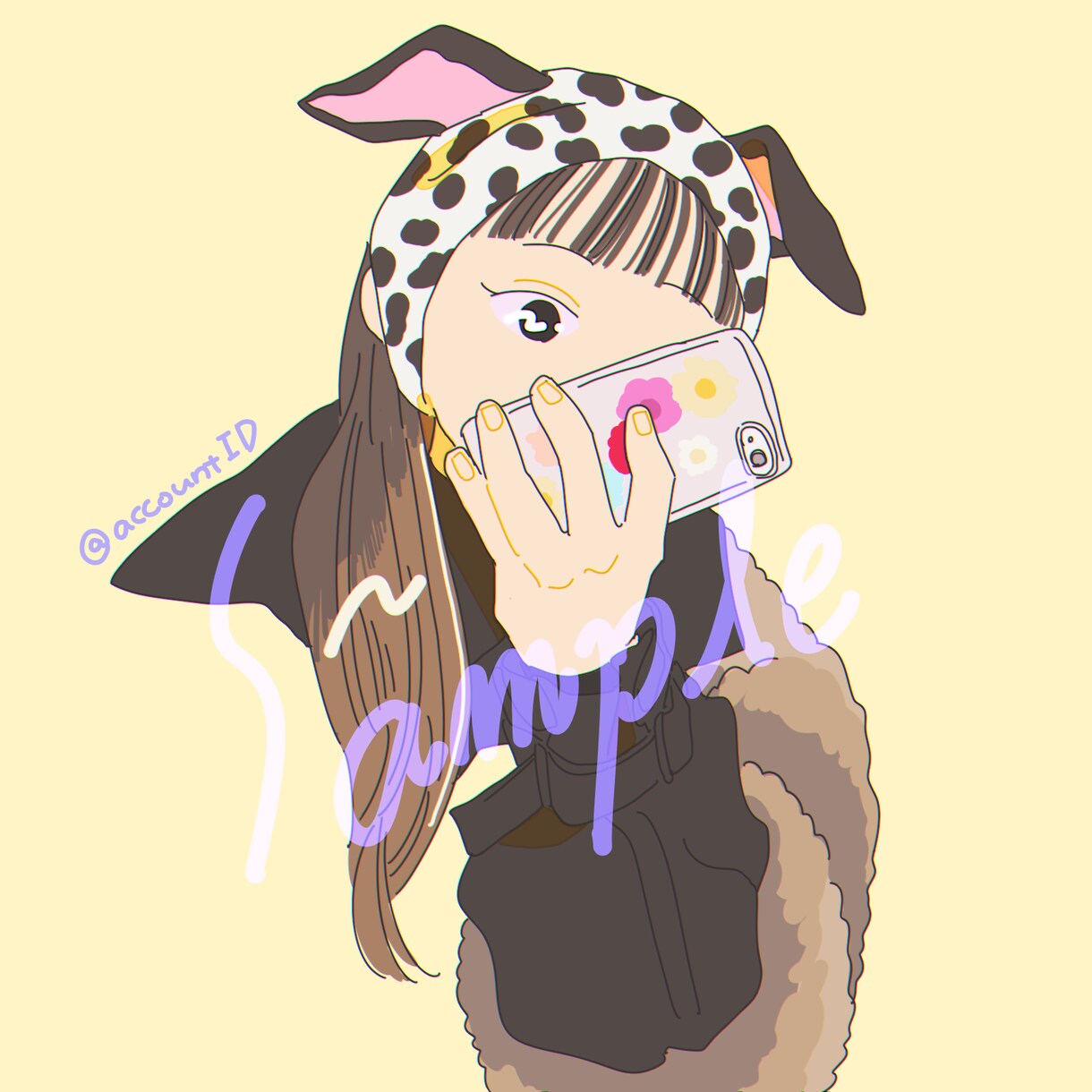 世界にひとつだけ❤️あなたをイラストにします SNSのアイコンにぴったり！プレゼントや記念にも❤️ イメージ3