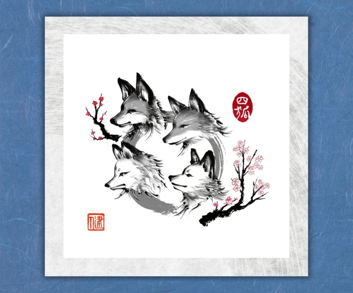 手描きでハイレベルの水墨画・墨絵を制作いたします オリジナル創作のため、著作権侵害の恐れがなく幅広くご利用可能 イメージ2