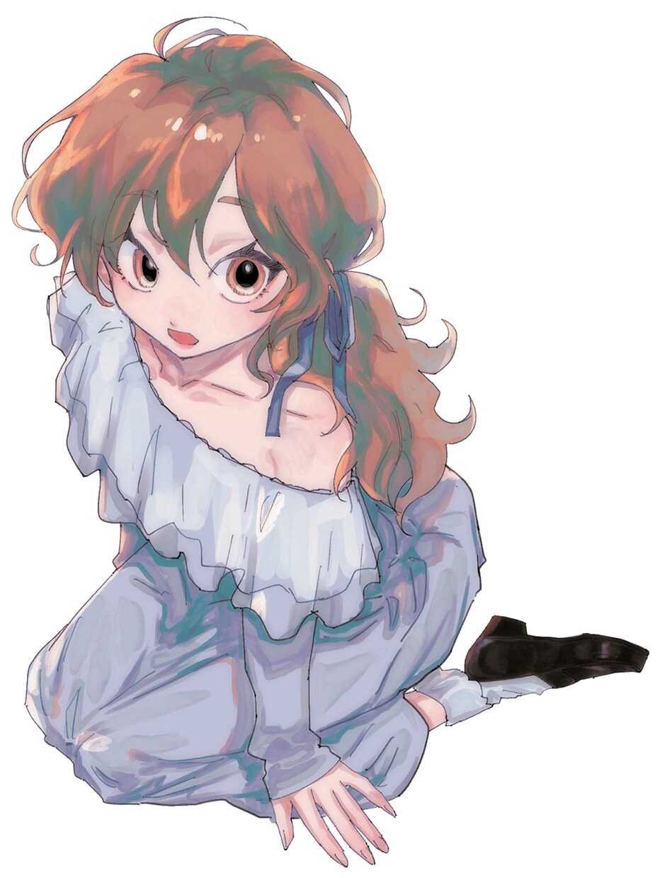 手書き風の透明感ある人物イラストを描きます 線の細い・華奢な人物が得意です！商業利用可 イメージ3