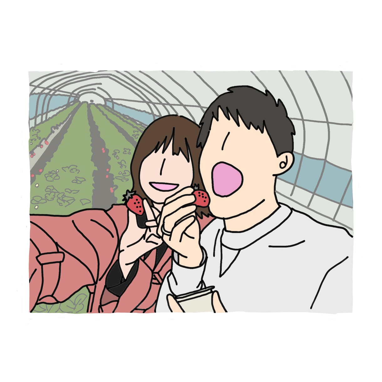 最安値★イラスト化のご依頼承ります 〜思い出の写真をイラストにして残しませんか？アイコン用もok イメージ1