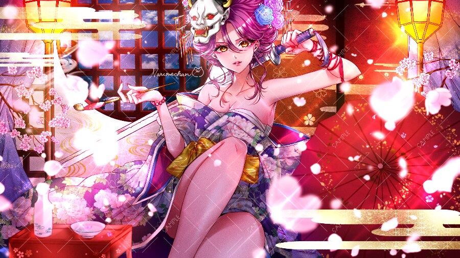 色鮮やかで目立つイラストお描きします 煌びやかで華やかなイラストご提供します イメージ10