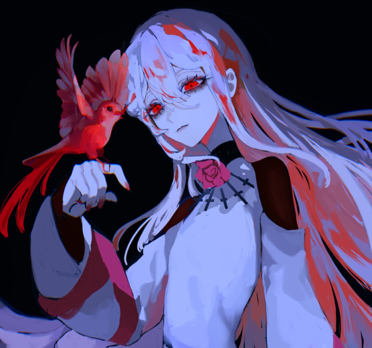 厚塗りで仄暗さのある可愛らしいイラストを描きます 仄暗くて可愛いイラストをお求めの方へ　サムネイル、一枚絵など イメージ5