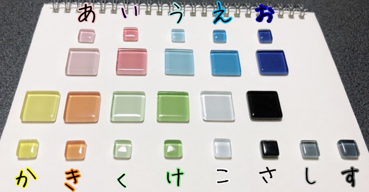ガラスタイルでハンドメイドします デザインと色を決めて頂き、オーダーメイドで作ります イメージ4