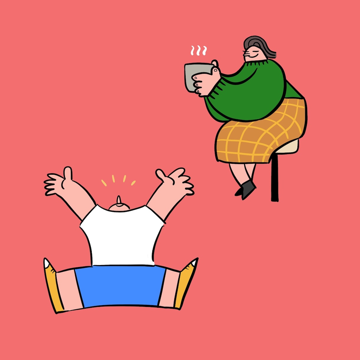 デフォルメのイラストも描いてます 丸みのあるかわいい系のイラストはこちら イメージ2