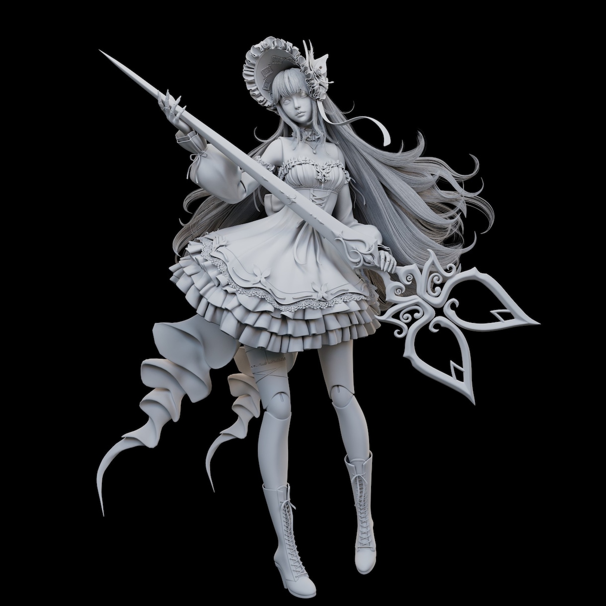 3Dモデリング ― 人物・キャラクターを制作します フィギュア、アニメーション、ゲーム用 イメージ1