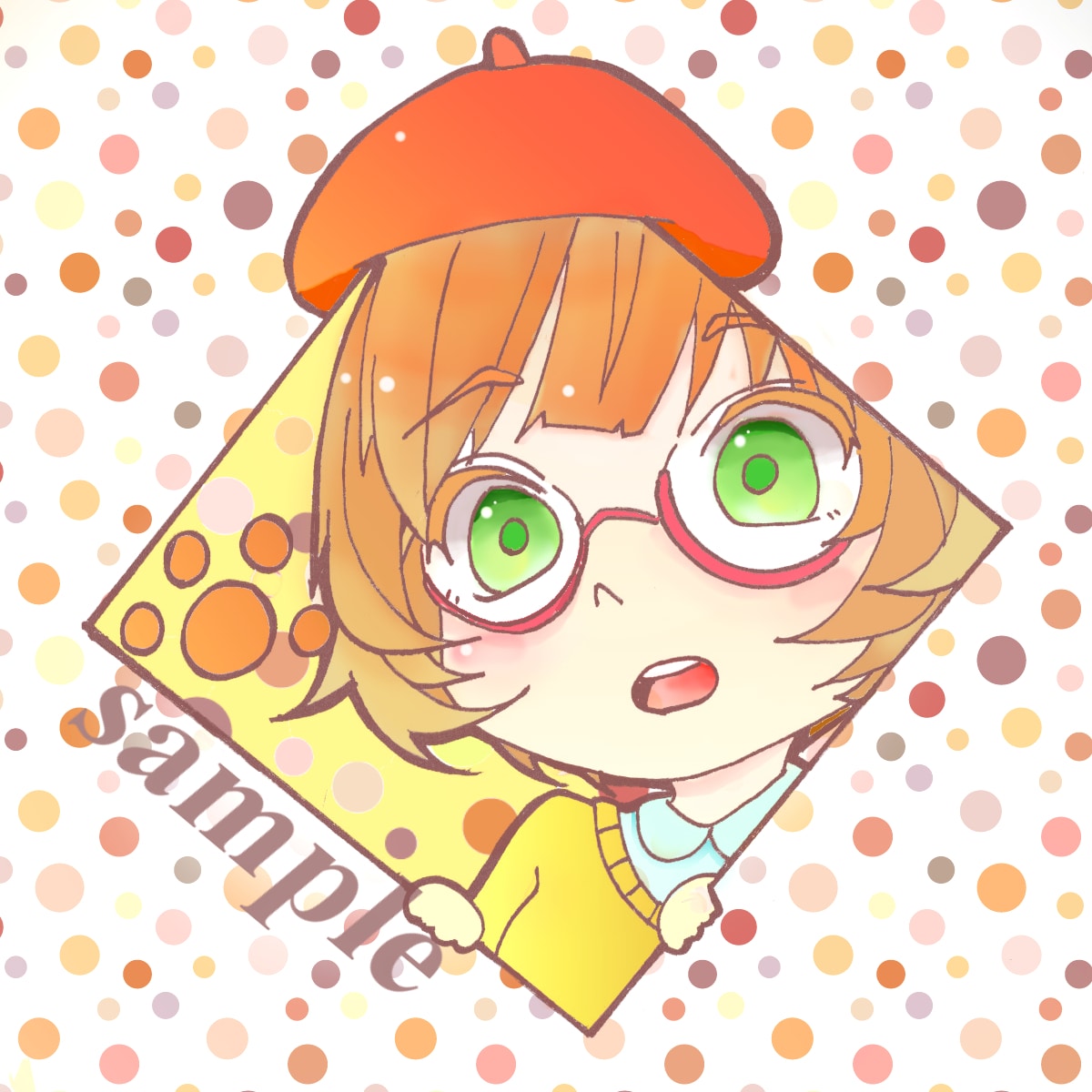 可愛い♡覗き見アイコンを誰よりも早く描きます キャラ自由★安くアイコンを手に入れたい人へ イメージ3
