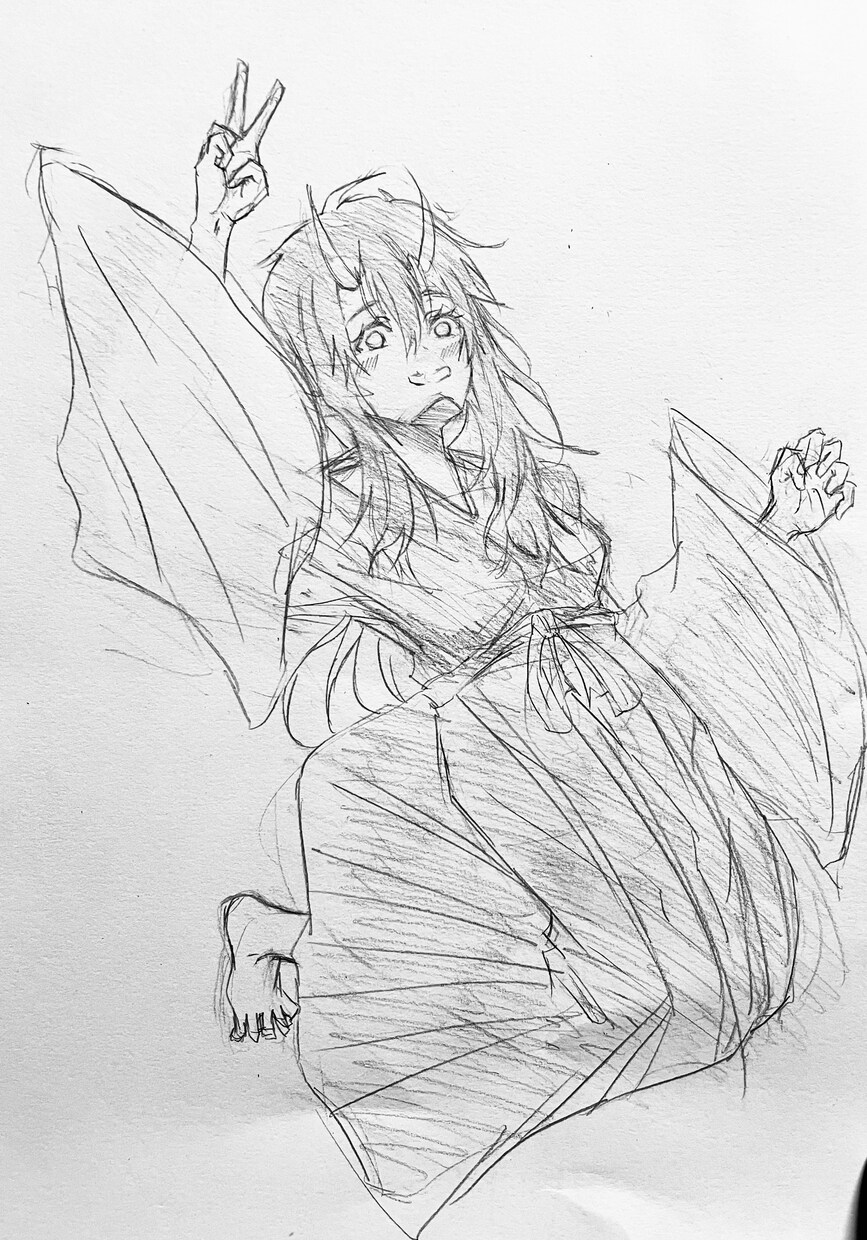 ラフ作成/下書き描きます イラストのラフ作成、下書き描きます イメージ2