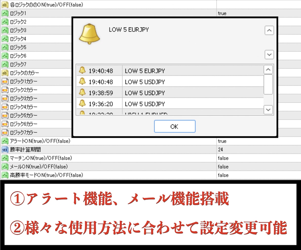 5分逆張り！無裁量バイナリーサインツール提供します マーチンなし！分析不要！厳選した7ロジックのサインに従うだけ イメージ4
