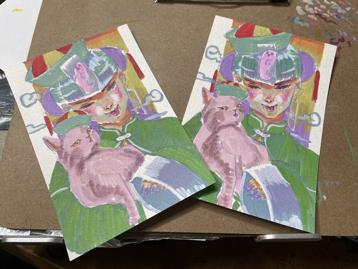 原画絵葉書毎月お届けします サブスク絵葉書、毎月お届けいたします。 イメージ2