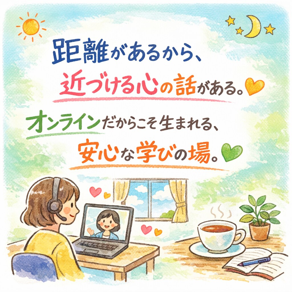 不安な気持ちを話せます 気持ちをそのまま話していい時間♪ イメージ5