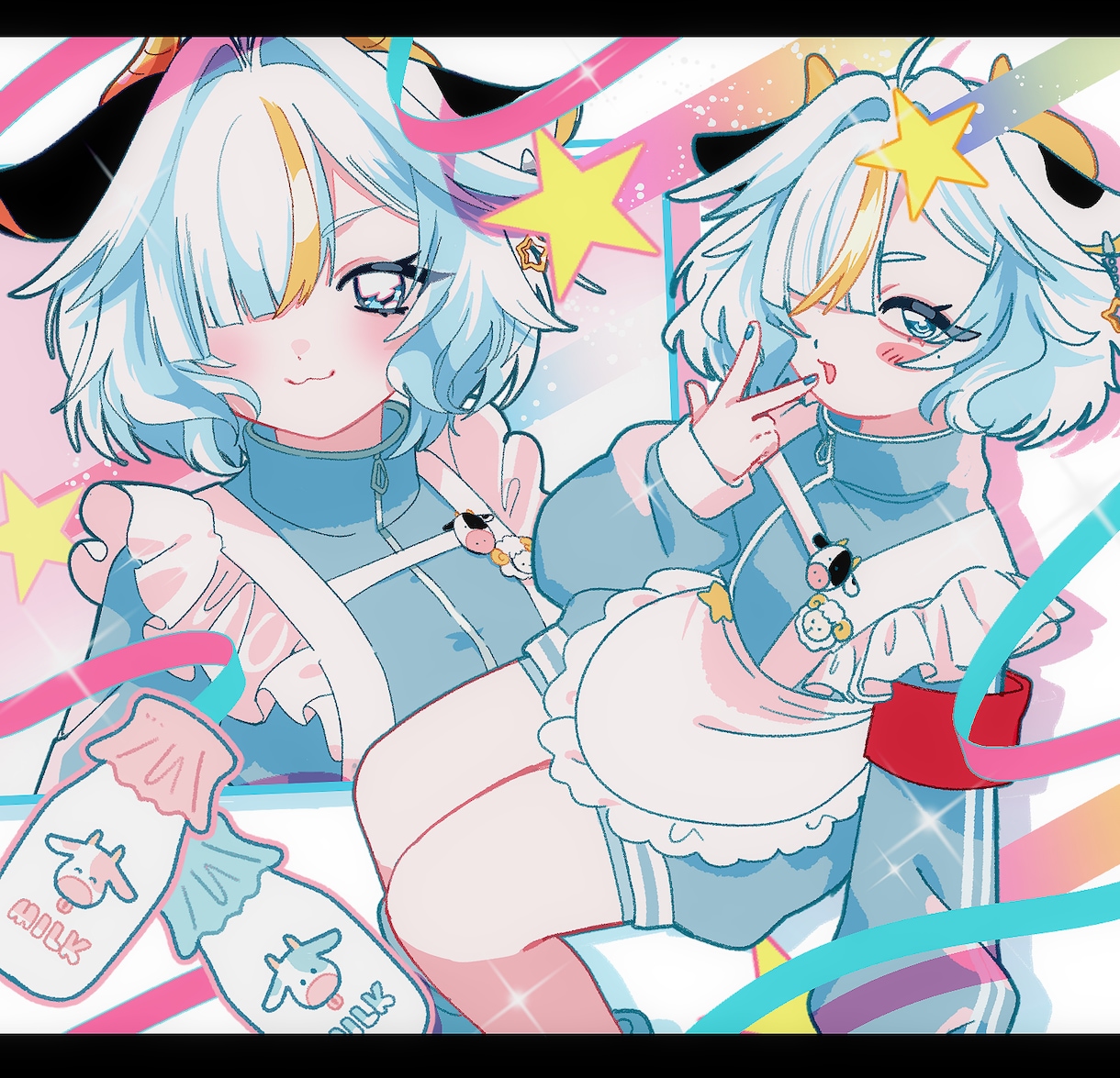 詰め込みイラスト描きます ポップで可愛い詰め込みイラストを描きます！ イメージ4