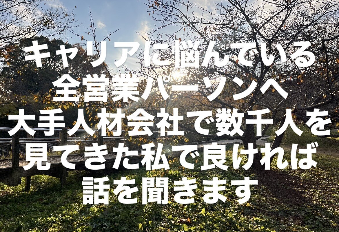 営業パーソンのキャリア相談にのります お客様に選ばれ続ける無形商材営業パーソンのストーリーテリング イメージ1