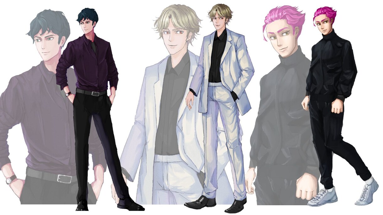 立ち絵・１枚絵・キャラデザ・イラスト制作承ります IRIAM/V Tuber/TRPG/立ち絵/1枚絵 etc イメージ1