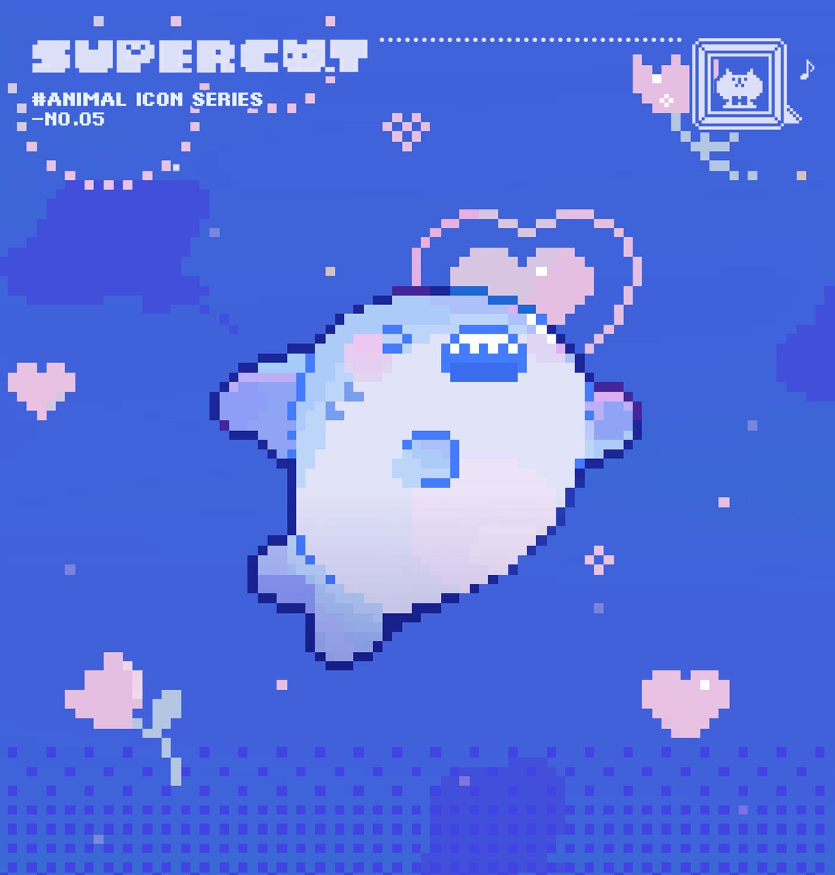 かわいい動物をドット絵にします 愛らしいピクセルアートであなたのペットを再現！ イメージ1