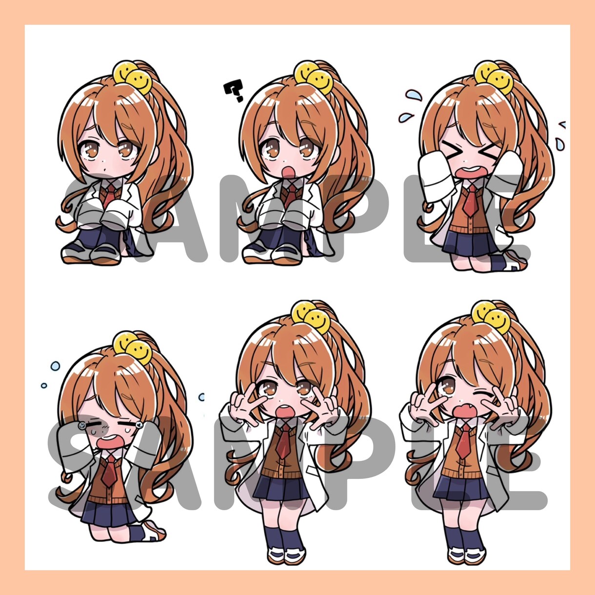 商用利用OK☆ポップでかわいいミニキャラ描きます デザインからおまかせでもOK！絵柄と頭身選べます◎ イメージ9