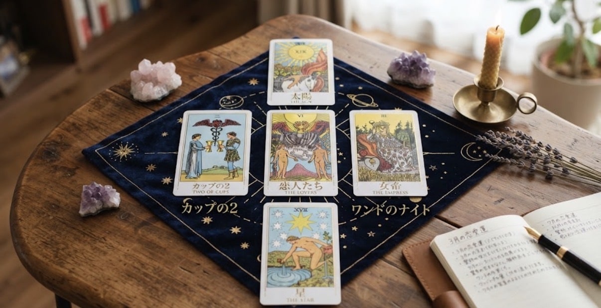 恋愛を中心としたタロットカード鑑定を提供します 相手の本音、覗いてみませんか？ イメージ1