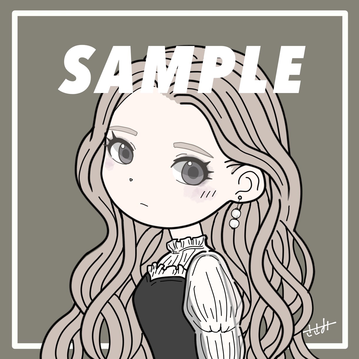 可愛い女の子のデフォルメアイコンをお描きします ファッション好きな方におすすめ！おしゃれな女の子イラスト♪ イメージ3