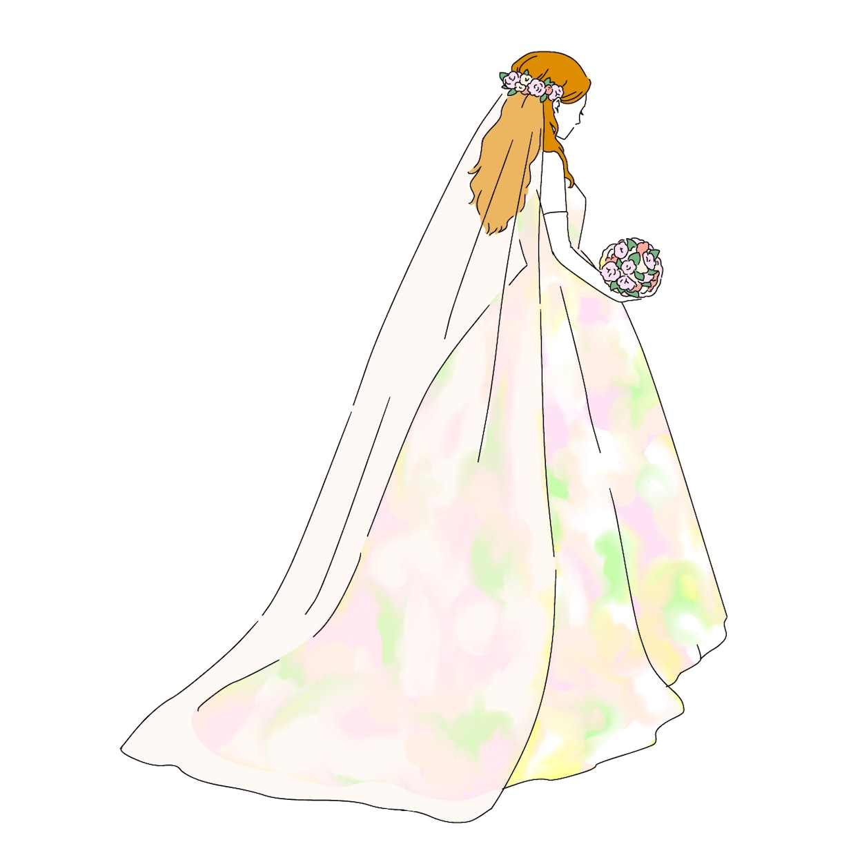 カラフルでオシャレなイラスト描きます 色の混ざり合った独特なカラーがお勧めです！ イメージ3