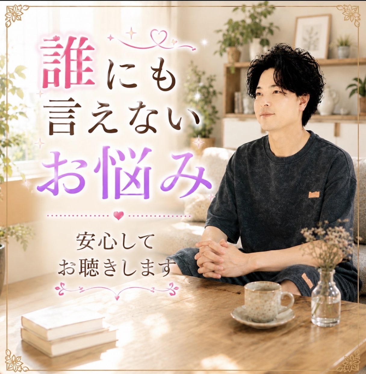 片想い、復縁、不倫、浮気のお悩みお聴きします 愚痴聞き、心のモヤモヤ、話し相手、電話相談、恋愛相談 イメージ1