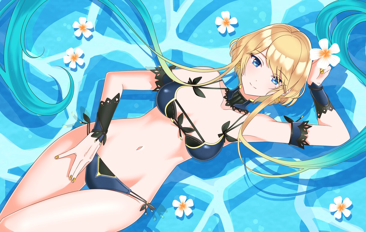 ソーシャルゲームのSSRのような一枚絵を描きます キャラクターを際立たせる構図と色彩 イメージ5