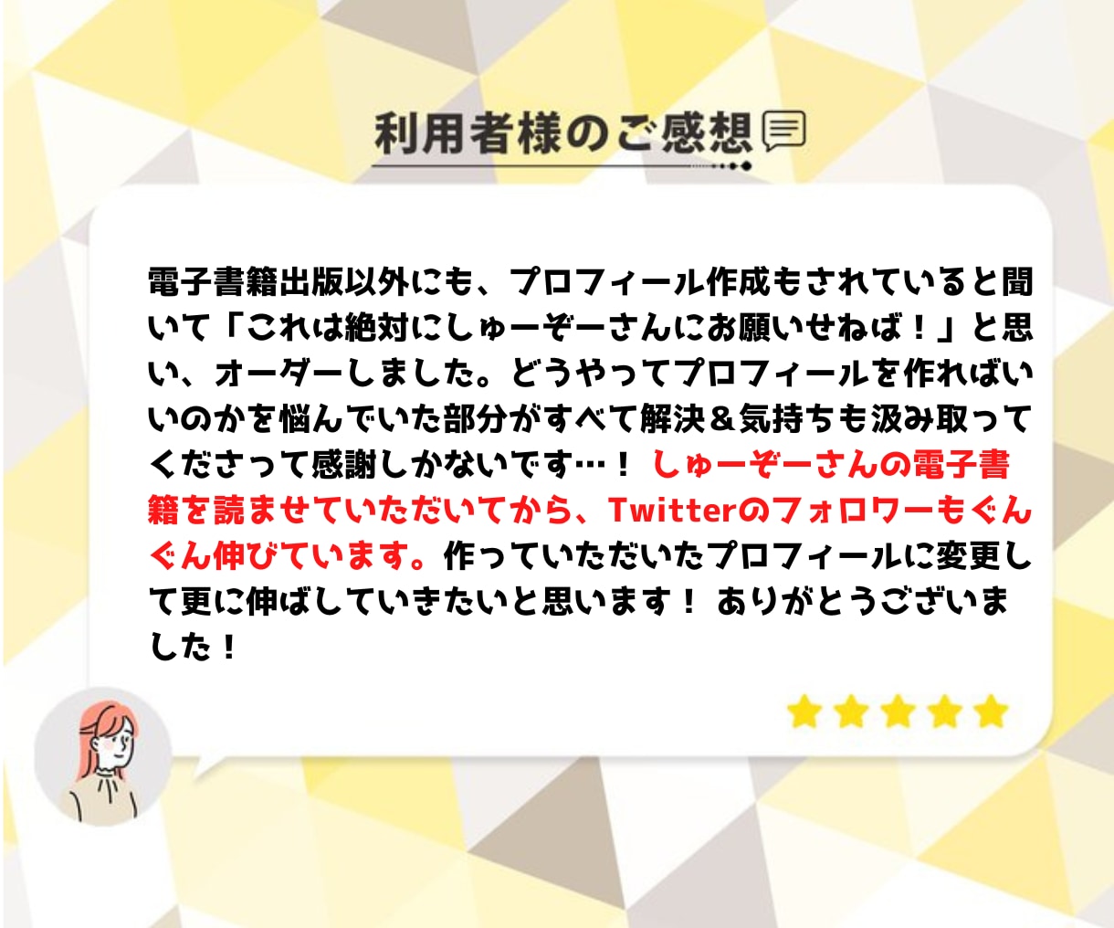 フォロー率が上がる魅力的なプロフィールを作ります 大人気のTwitter運用本著者がプロフィールを作成 イメージ5