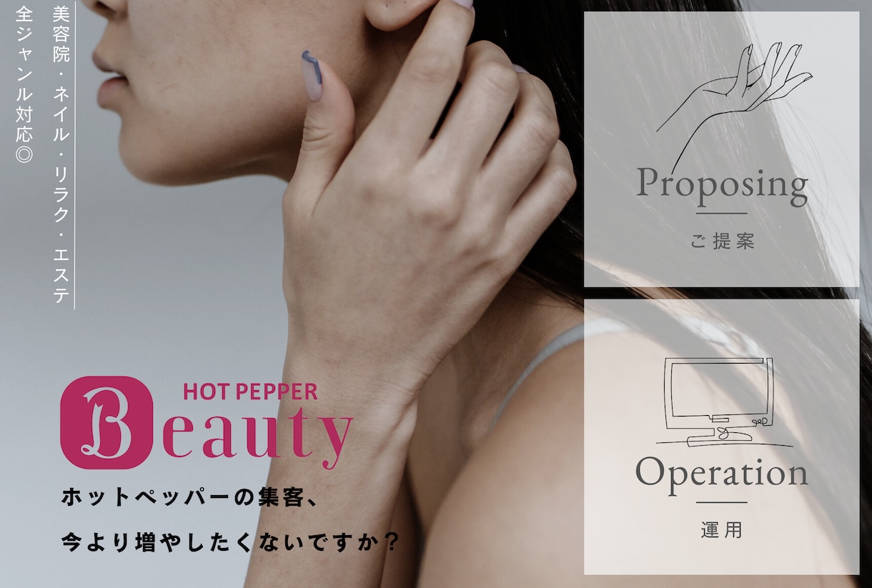 ホットペッパービューティーの集客UP提案します 集客に伸び悩んでいるオーナー様を元リクルート社員が救います イメージ1