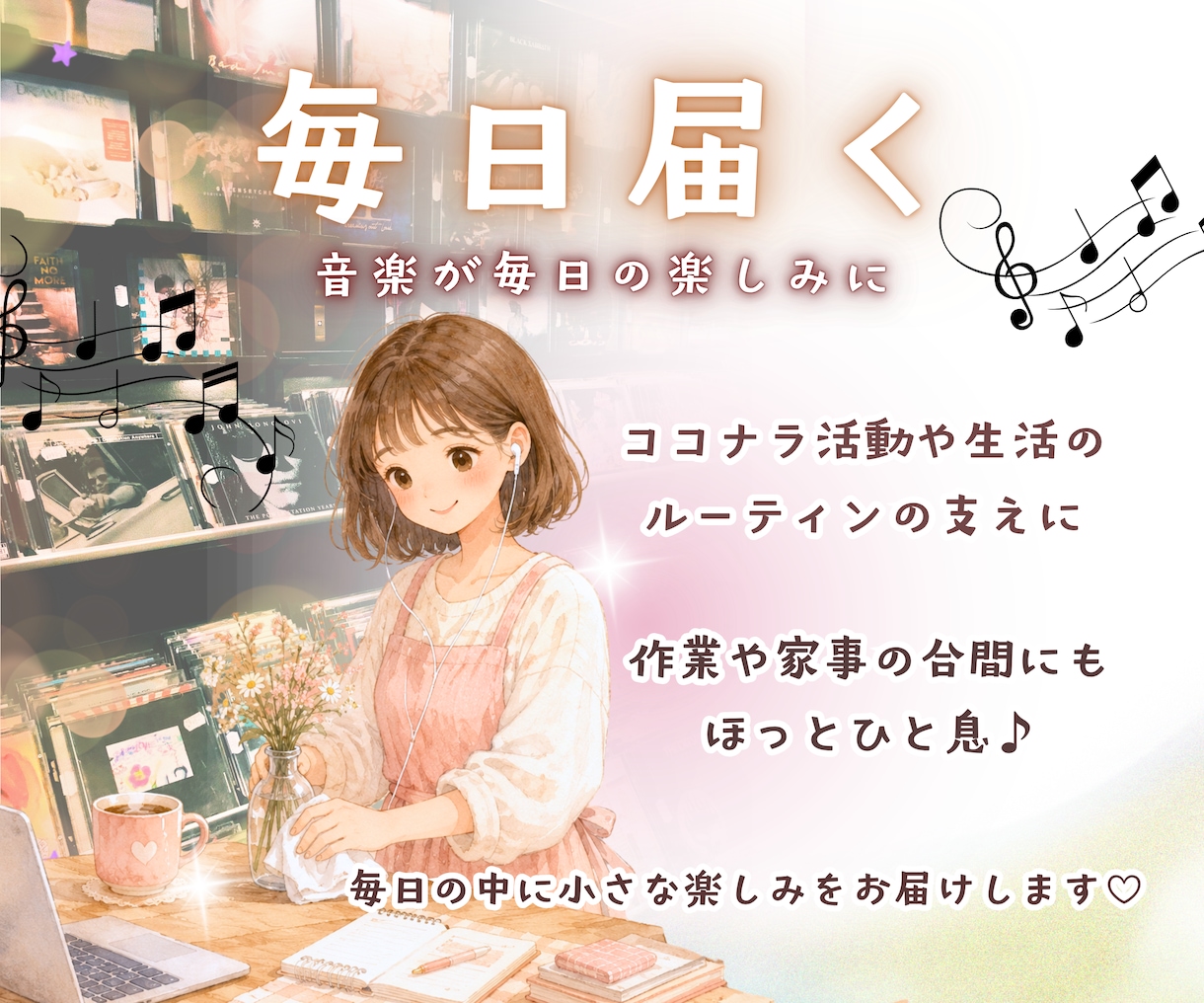 ３０日間あなたへお勧めの一曲を心を込めて選びます 招待制⭐︎ラジオ配信のリスナーになるワクワクの３０日間 イメージ14