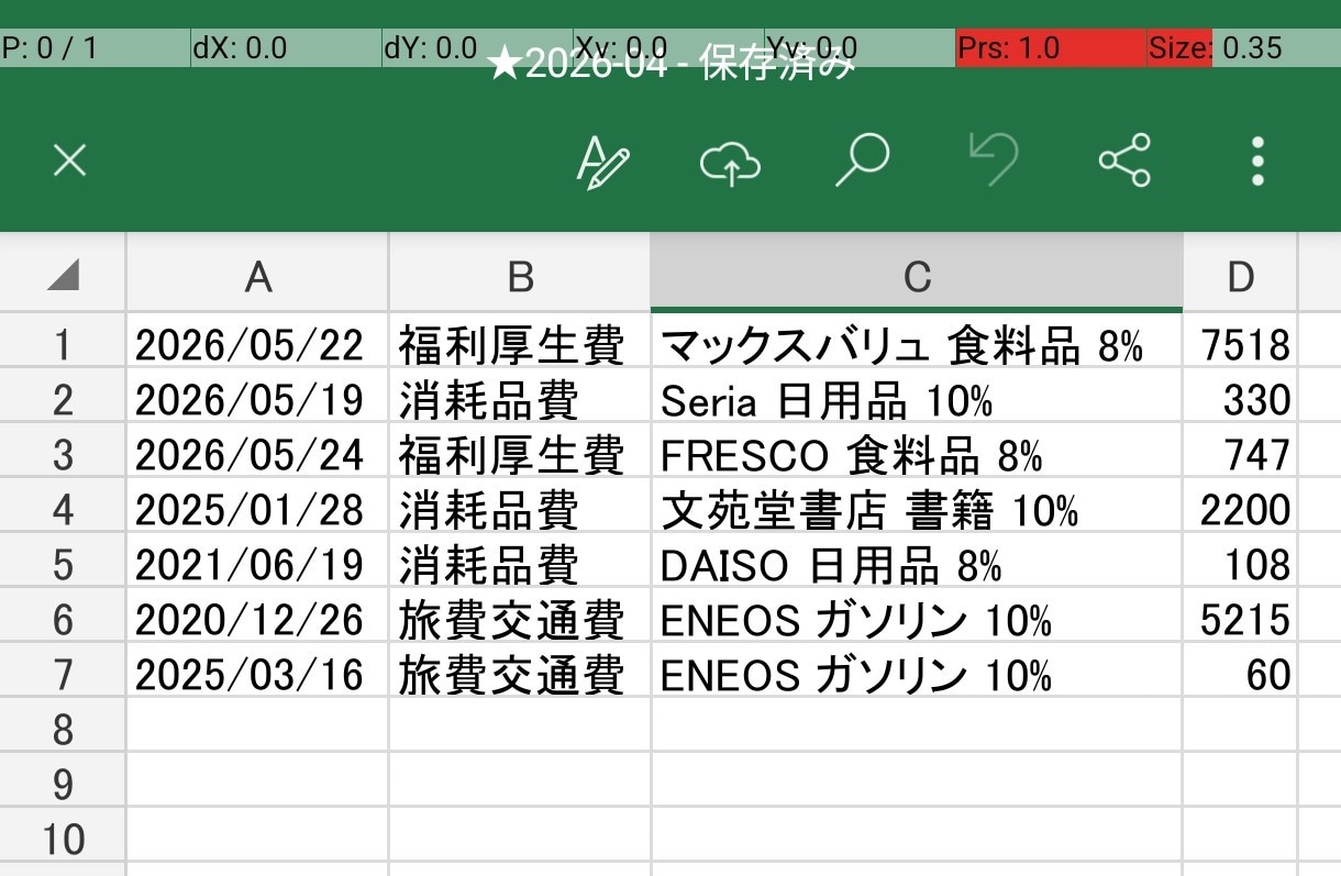 レシート・領収書をAIでExcelに自動集計します 50枚 1,500円【確定申告・経費入力代行】 イメージ1