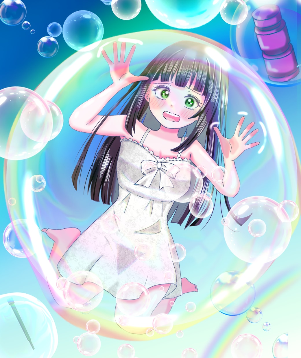 ふんわり雰囲気の可愛い女の子を描きます 商用利用可！サムネイル・アイコン・装画用のイラスト描きます！ イメージ2