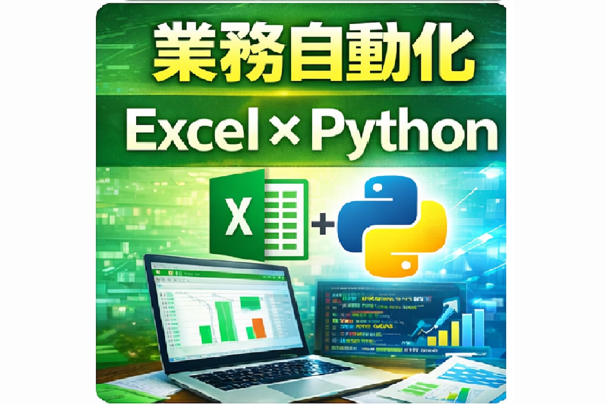 Python・Excel業務自動化ツール作ります SE・IT講師経験者が自動化支援します イメージ1