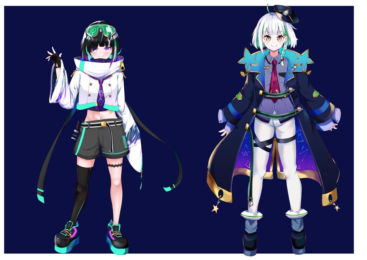 歌ってみたやSNSアイコン用イラスト描きます 線画や色使いが魅力的でアンニュイな女の子描くのが得意です！ イメージ5