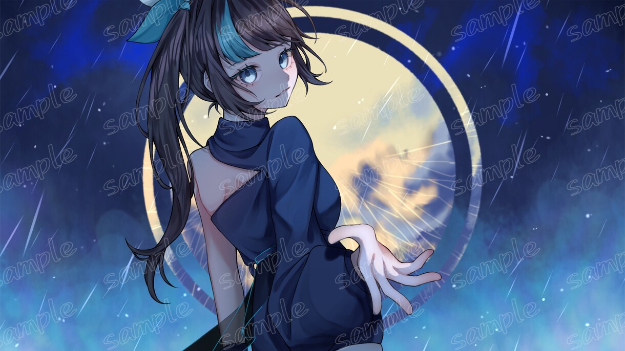 SNS内での活動イラストやアイコンを主に描いてます 透明感や空気感を感じられる塗りが特徴です。 イメージ4