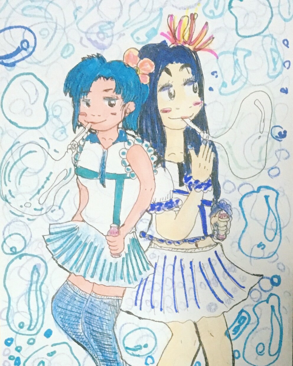 あなたの似顔絵を元にアナログイラストにします 普通の似顔絵イラストでは満足しえない方へ イメージ1