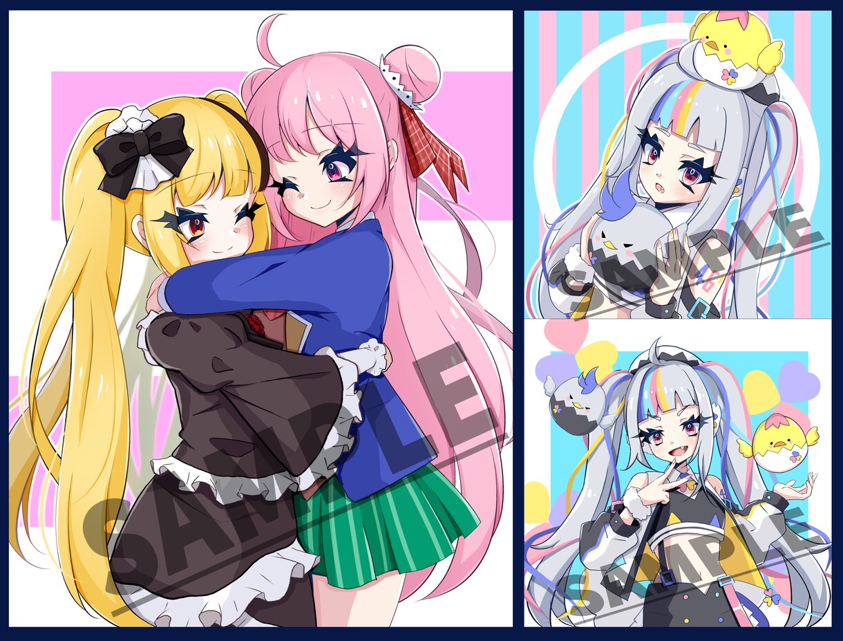 キャラクターイラスト2つ描きます 版権キャラクターのご依頼大歓迎！！！ イメージ5