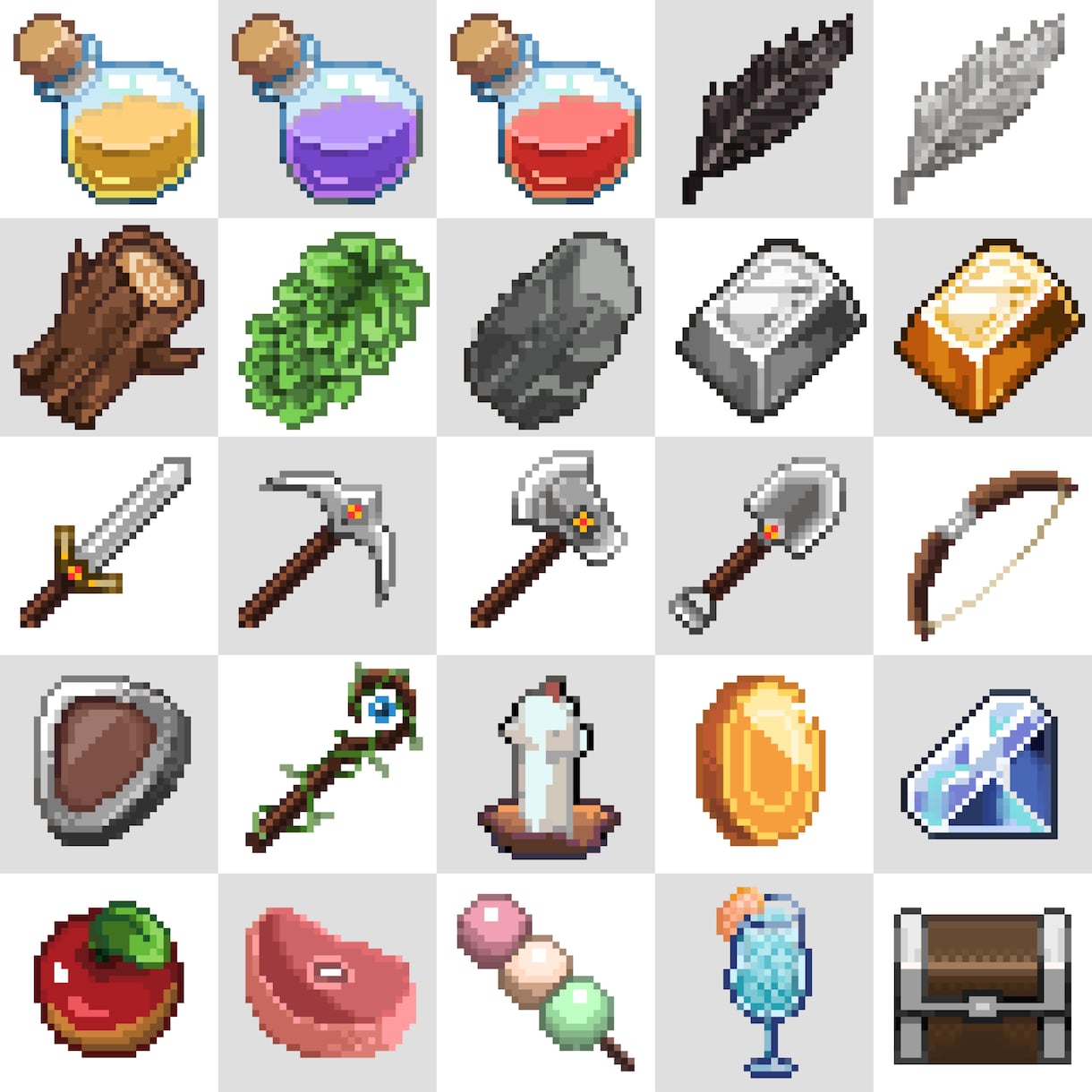ドット絵、ドットループアニメーション作成します SNSや動画、自作ゲームほか用途自由！ イメージ3