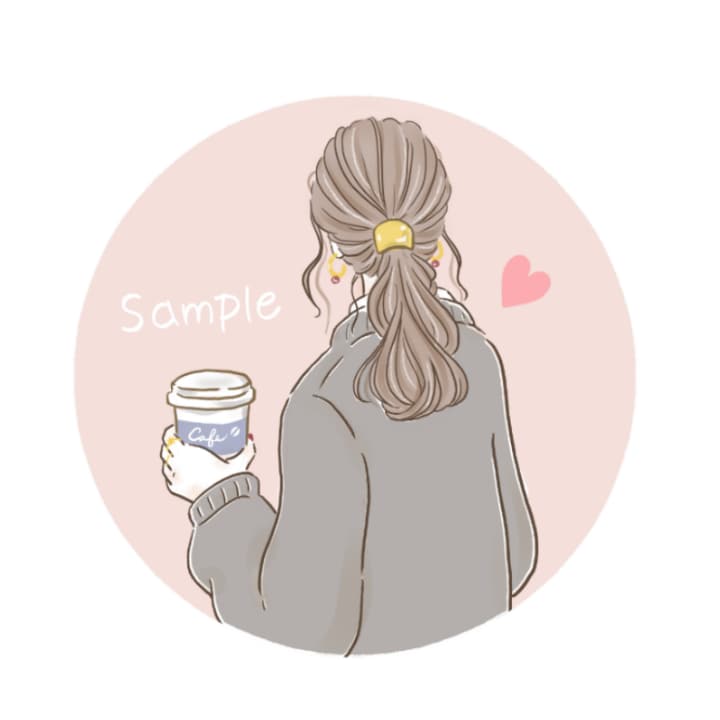 女性向け☆オトナ可愛いお洒落なアイコン描きます お洒落な雰囲気でグッと目を惹くアイコンに♡ イメージ5