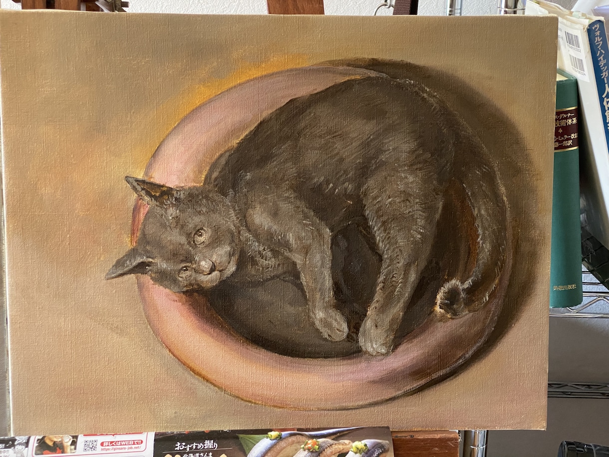 油絵でペットをお描きします 油絵ならではの耐久、発色性です イメージ2